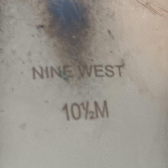 Nine West Aimee  Sz 10 1/2 pointed Mary-Jane Flats Black suede side buckle shoes - Picture 10 of 12